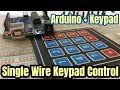 One single analog pin keypad control using Arduino