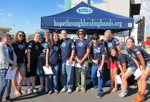 Excited Water = Hope volunteers!