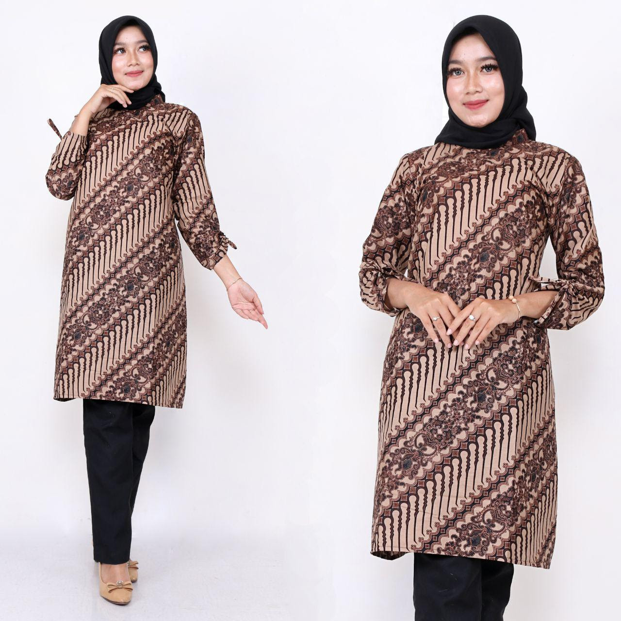 Model batik kerja formal