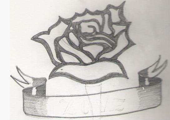 rose tattoo drawings