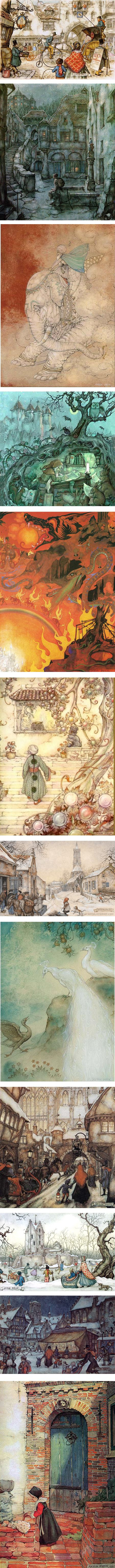 Anton Pieck illustrations