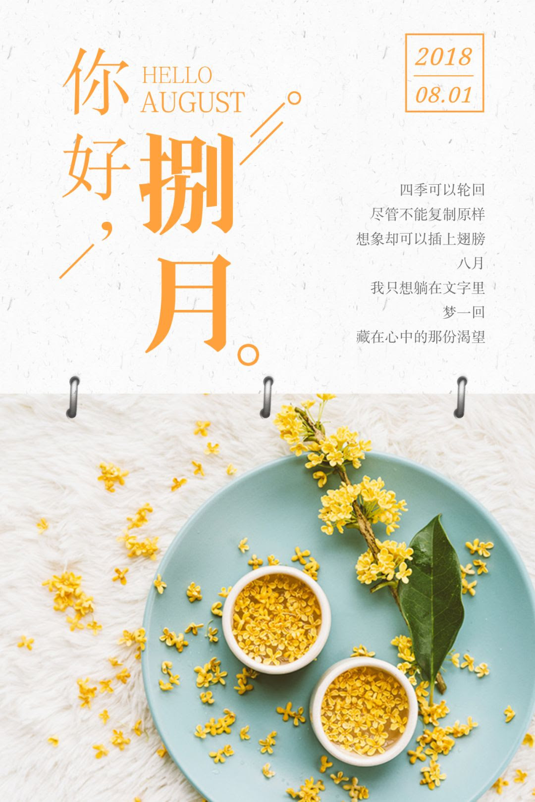 7月再见 8月你好