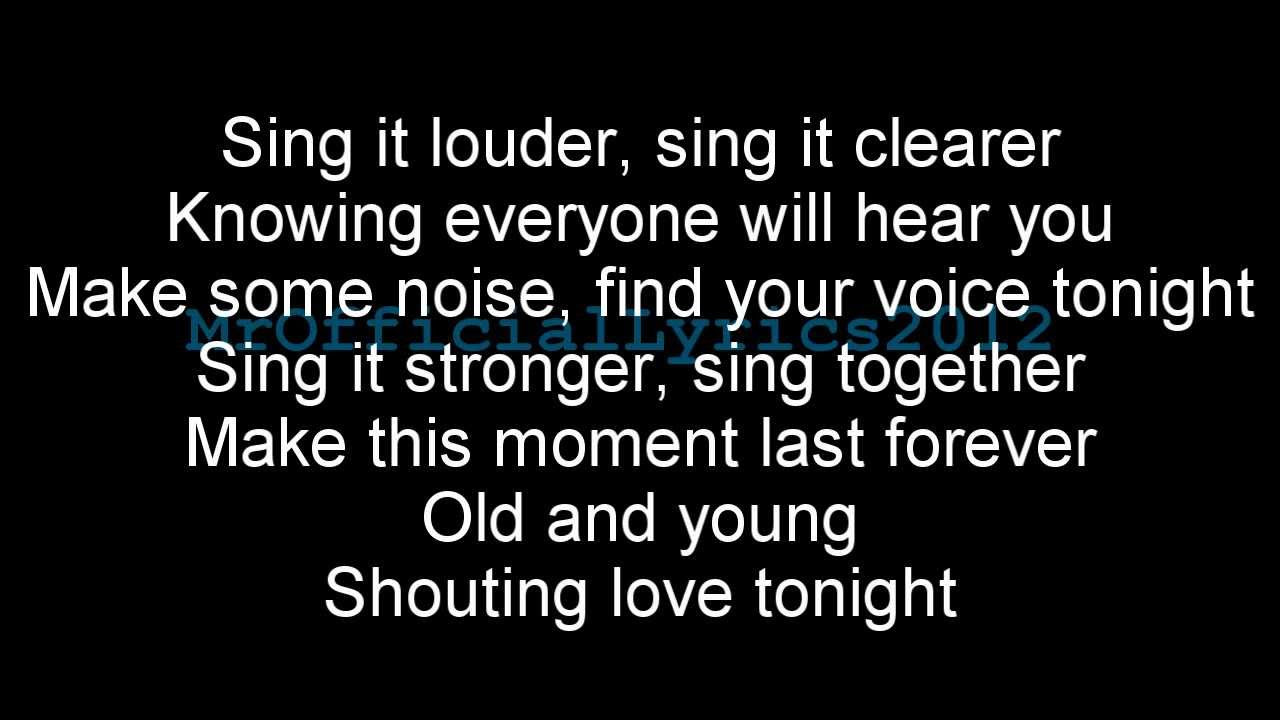 Gary Barlow - Sing (Lyrics) *HQ AUDIO* [Commonwealth] 