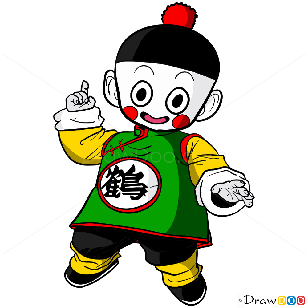 How To Draw Chiaotzu Dragon Ball Z