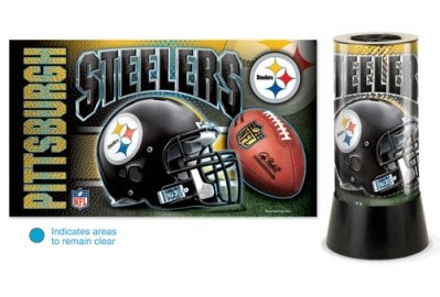 Pittsburgh Steelers NFL Rotating Desk Lamp
