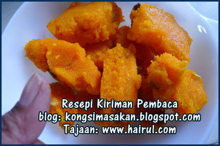Resepi Kesari (Indian Suji Cake)  Hairul.com