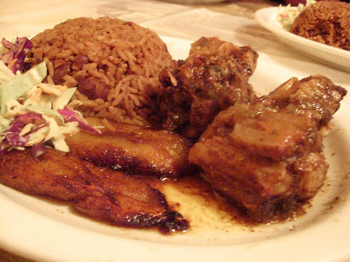 Dinner at Caribbean Treehouse