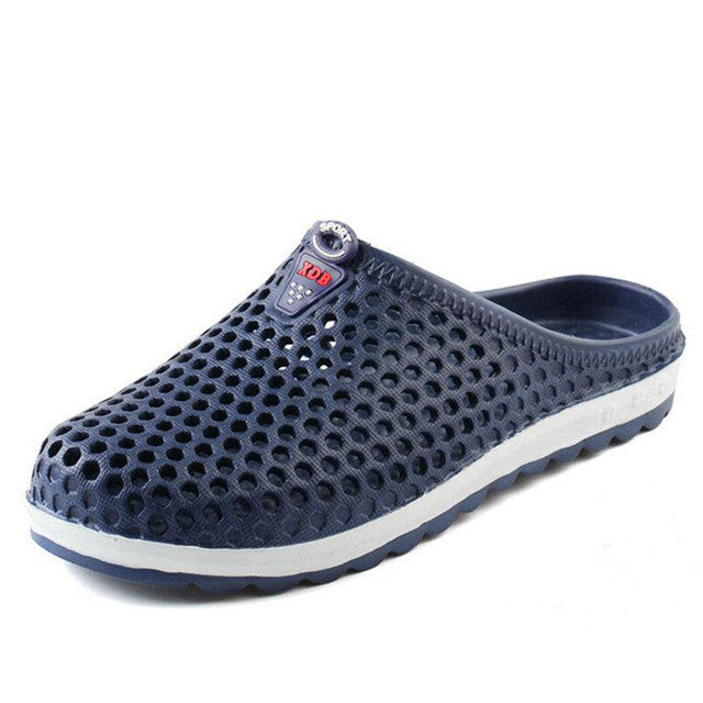 Fashion Men Slippers Breathable Beach Sandals Slip On Plastic Versa Sh Chmelaeon