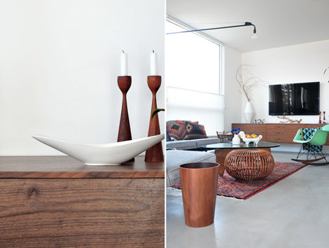Modern interieur woonkamer