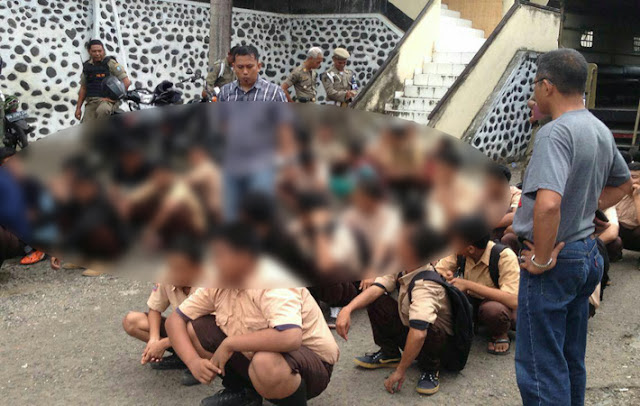 Puluhan Pelajar di Soppeng Terjaring Razia Pol-PP