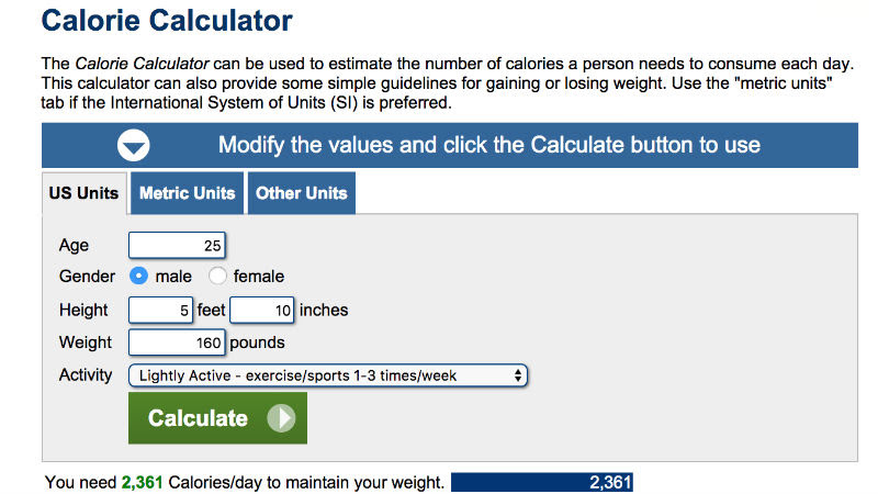calorie-calculator