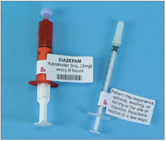 Syringe Flag Labels - Health Care Logistics - PP&P ...
