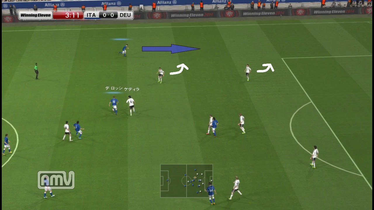 ウイイレ14 デモ 体験版 プレイ動画 5 試合レベル スーパースター We Jin ウイイレ人