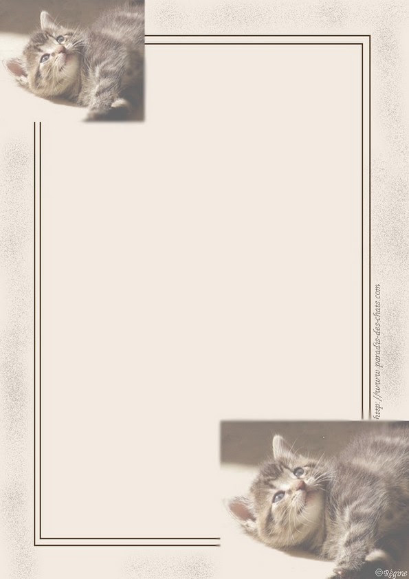 Papier à Lettre à Imprimer Gratuit Format A4 - Template Exemple de Lettre