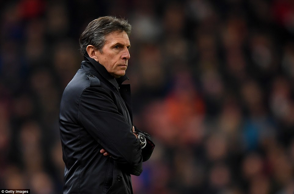 Southampton manager Claude Puel was left frustrated as his team failed to break down their 10-man opposition