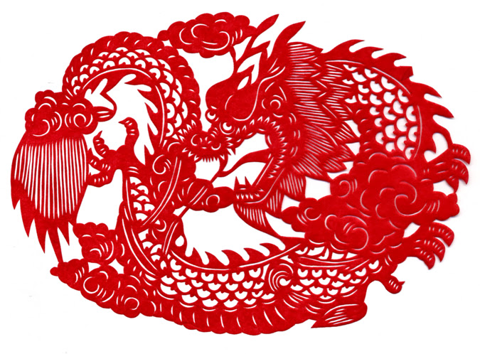 ゆの美 無料素材 中国剪紙の部屋