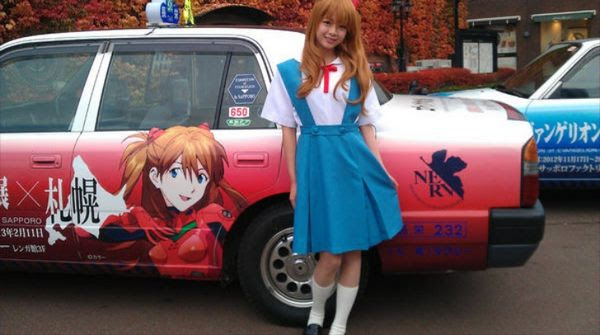 日本のアニメキャラ車 タクシーにまで 中国網 日本語