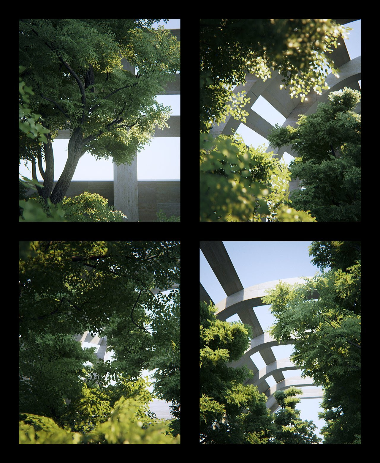 UE4, high-poly trees, koola