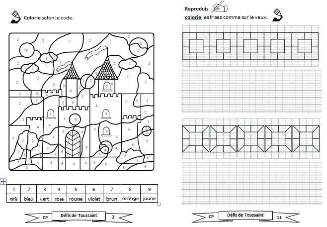 Carnet De Defis Pour Cp Vacances De La Toussaint Le Stylo De Vero