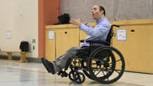 HWCDSB social woker Brian Amarelo speaks to students about being bullied.