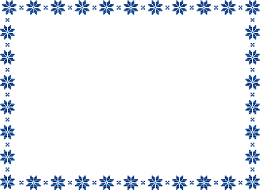 飾り枠 ライン 無料イラスト素材 冬