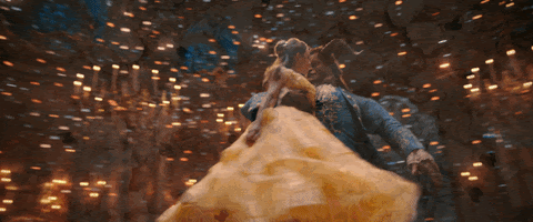 New Trending Gif Online Dance Emma Watson Beauty And The Beast Library Twirl