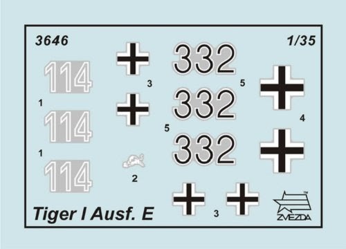 Zvezda 500783646 - 1:35 Tiger I Early (Kursk)