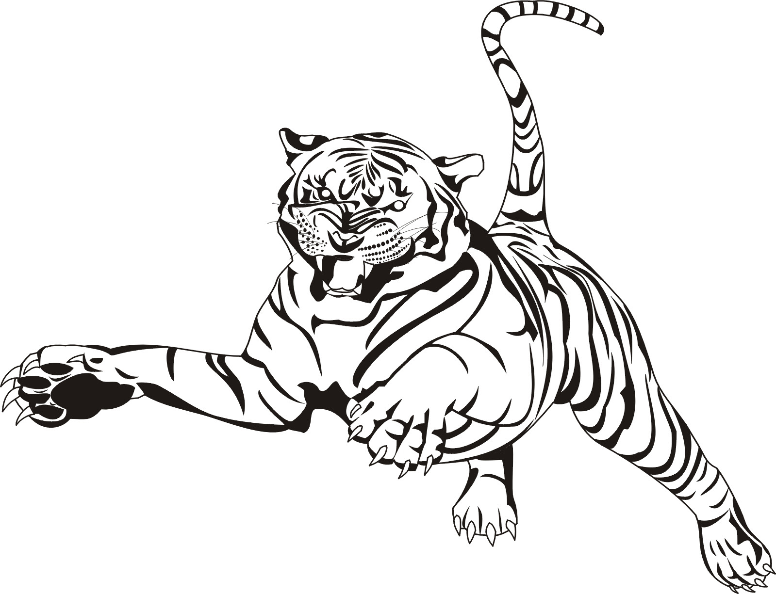 Download Tiger Coloring Pages | Free download on ClipArtMag