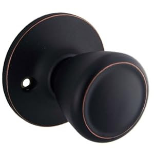 Designers Impressions Salem Design Oil Rubbed Bronze Dummy Door ...
