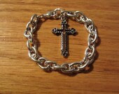 Boys Baptism Bracelet/Boys Christening Bracelet/Godmother Gift - roziespearls