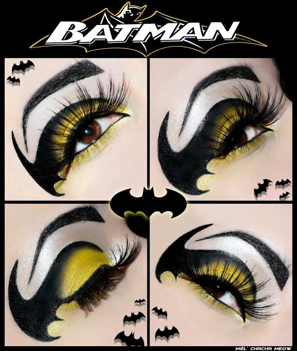 Batman makeup! | Halloween Makeup | Pinterest