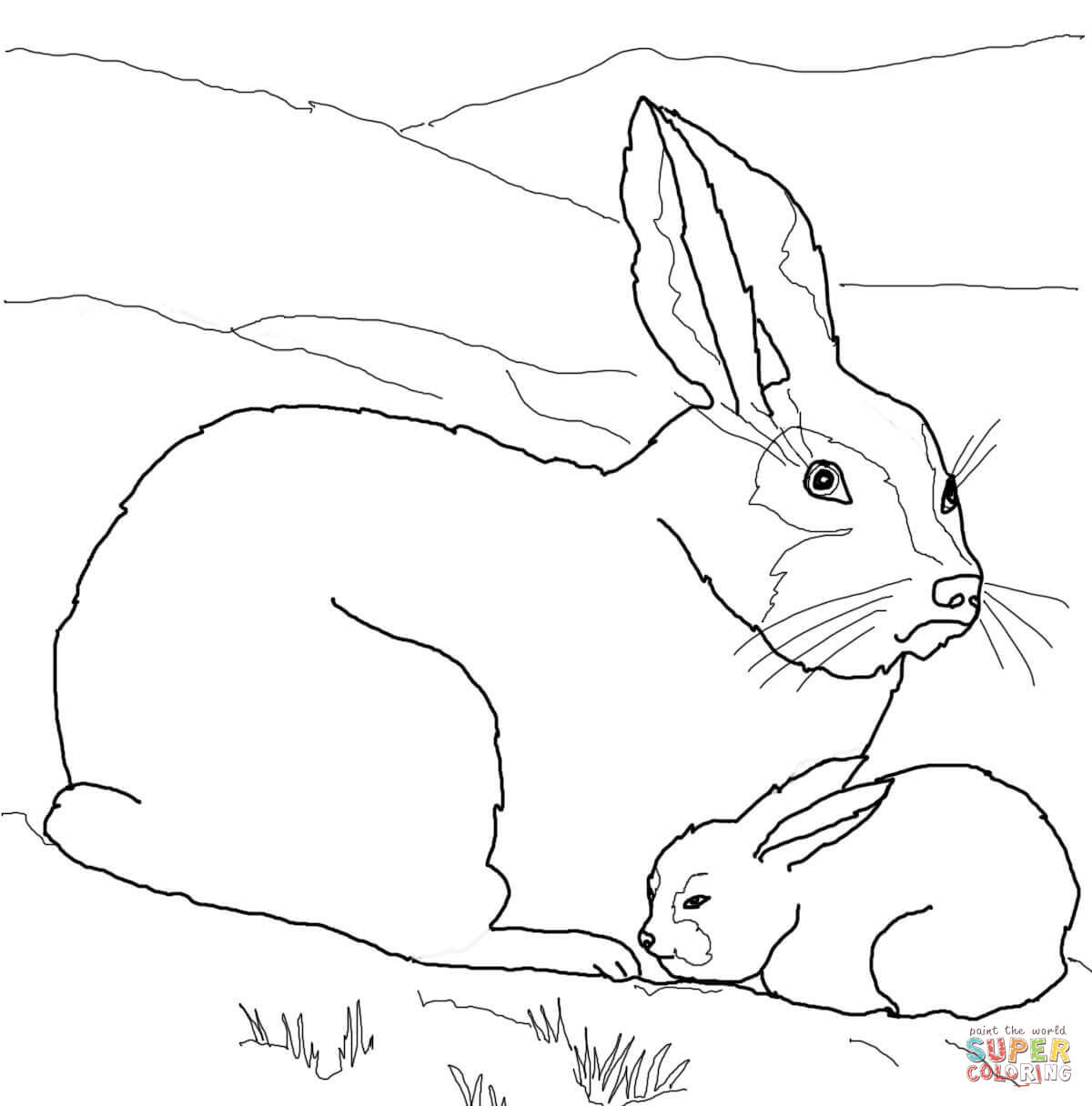 Mother And Baby Coloring Pages at GetColorings.com | Free ...