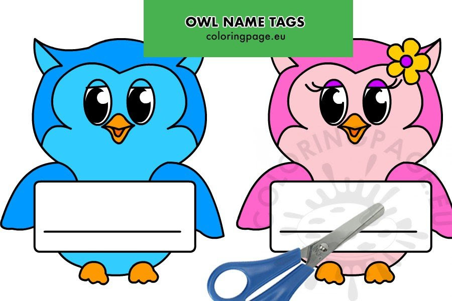 Free Printable Owl Name s Coloring Page