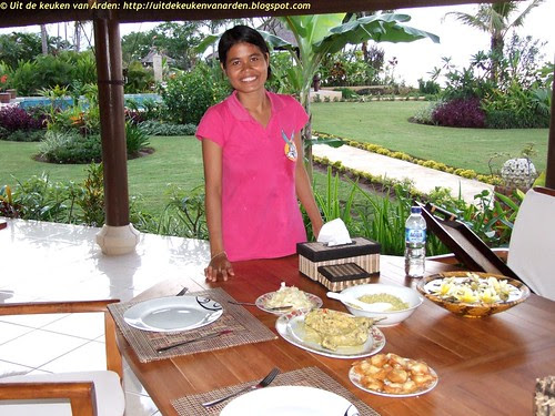 Sinta, onze kokkin op Bali