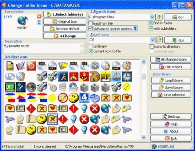 Download Change Folder Icons 8.6 - Folder Icons Download