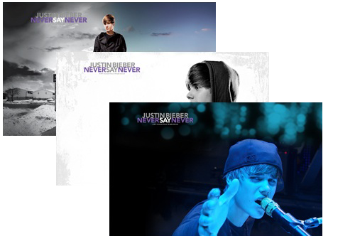 Descarga el tema de Justin Bieber - Never Say Never para 