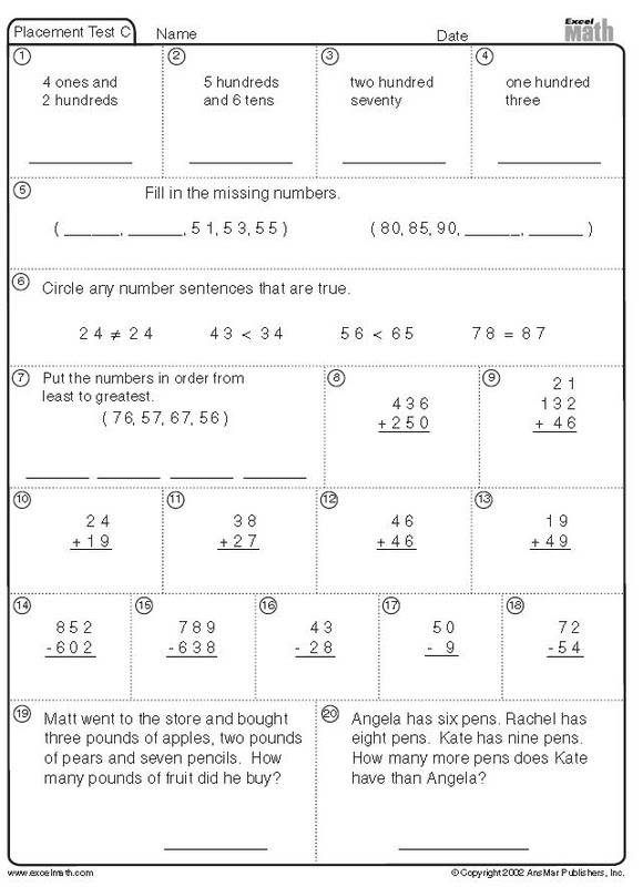 Math Assessment Test For 4th Grade  the condition of education elementary and secondary out in 