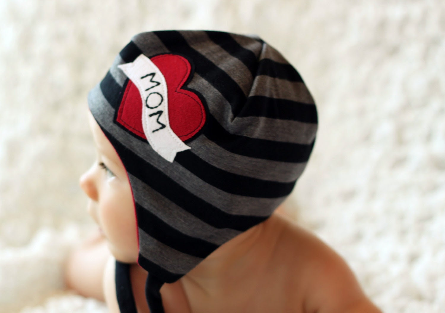 the LINCOLN baby beanie, available in multiple sizes, great photography prop