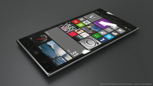 Nokia Lumia 1025 Phablet concept Created by Jonas Daehnert