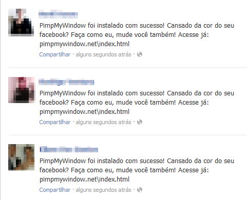 PimpMyWindow manda mensagens para os seus usuários (Foto: Reprodução/Blog do Kaspersky)