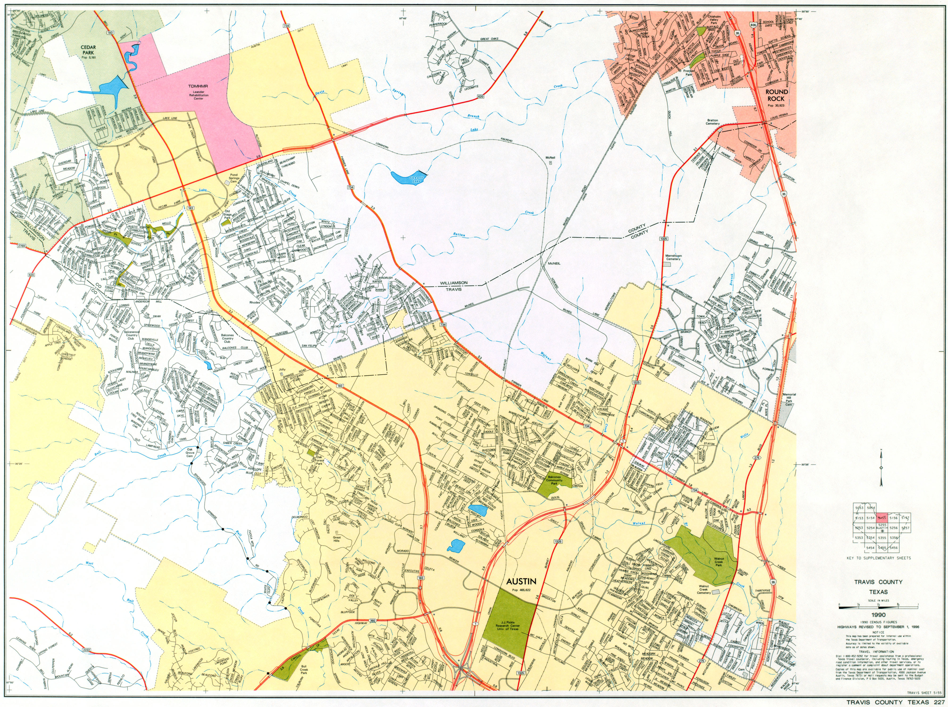 Travis County Gis Map Austin, Texas Maps   Perry Castañeda Map Collection   UT Library 