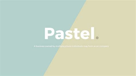 pastel powerpoint template  daisy graphicriver