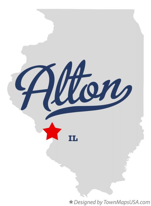 Map Of Alton Illinois Map of Alton, IL, Illinois