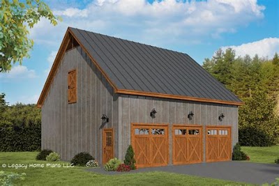 Barn Style Garage Plans With Silo Structure