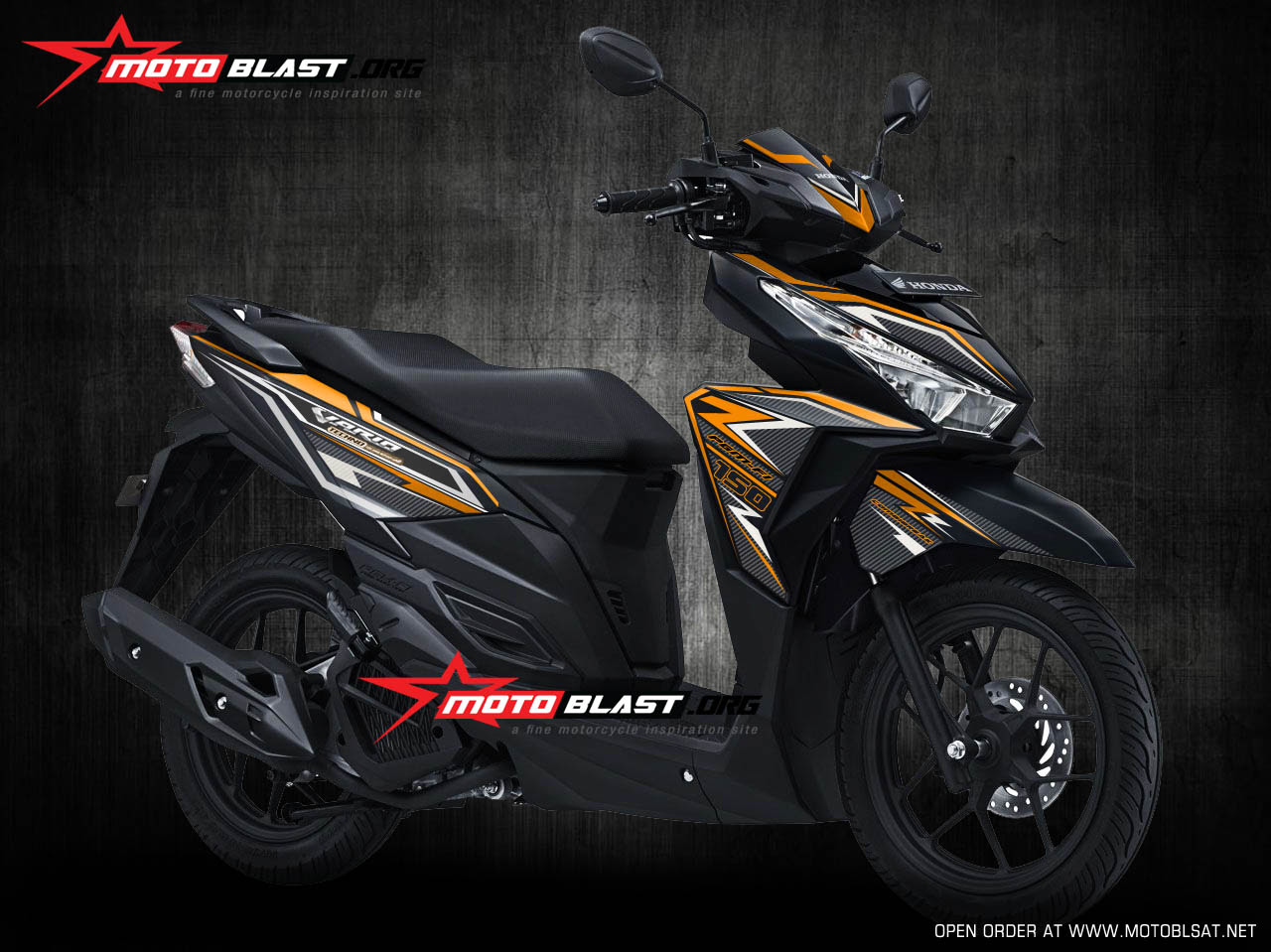 VARIO 150 BLACK HITECH MOTOBLAST  MOTOBLAST