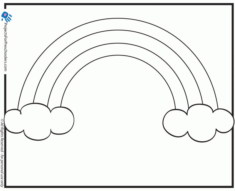 Rainbow Coloring Pages For Kids - Coloring Home