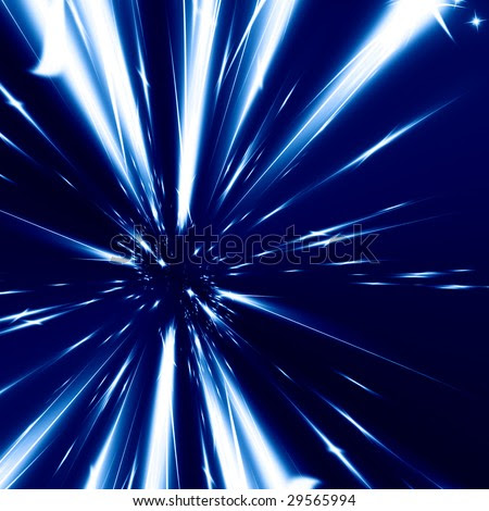 Blue Backgrounds on Hyper Space On A Dark Blue Background Stock Photo 29565994