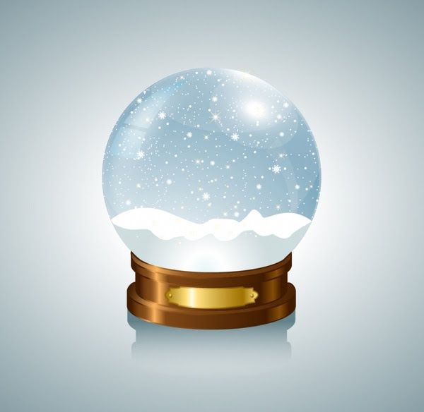 Silver Snow Globe Free vector in Adobe Illustrator ai ...