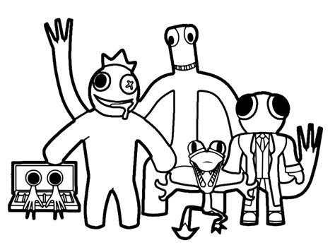  free rainbow friends coloring page download print or color online