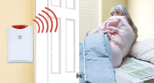 Wireless (Cordfree) Bed Alarm and Bed Pad/no Alarm in Patient's Room